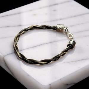 Ready to Ship – 7.5" Twisted Horsehair Handcrafted Bracelet